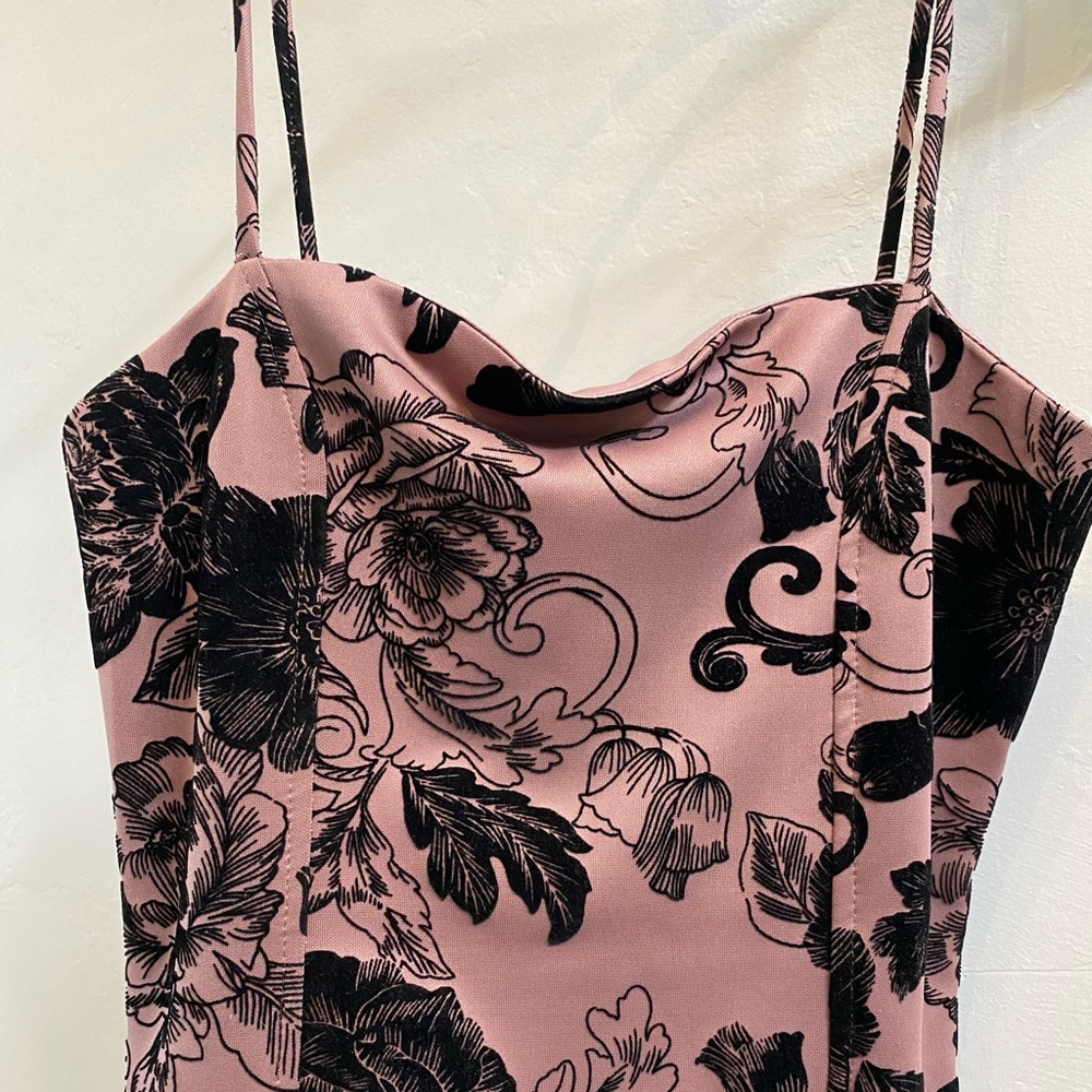 Beautiful Velvet Design Mini Dress